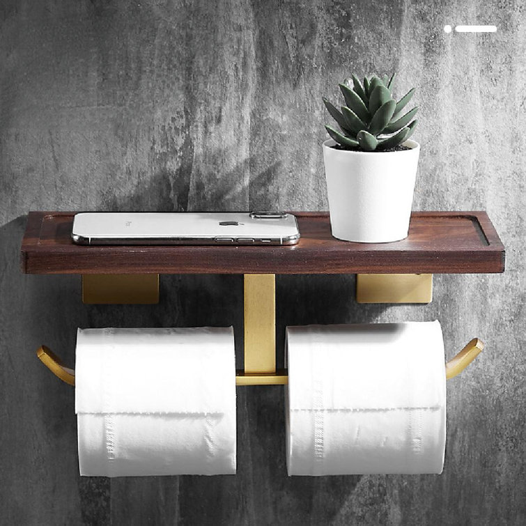 Light wood paper online towel holder